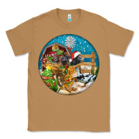 Toasted Coconut Christmas  farm animals Classic Tee - FaDigitalArtStudio