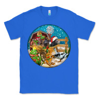 True Royal Christmas  farm animals Classic Tee - FaDigitalArtStudio