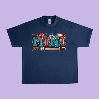 Mini Baseball Urban Heavy Tee Designed By Zillion Design Studio