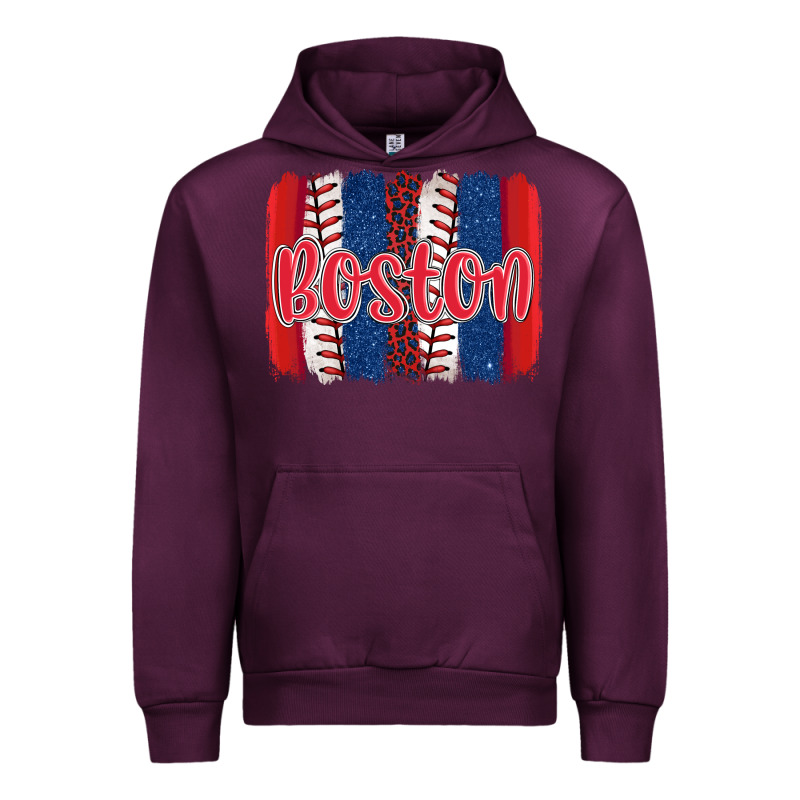 Boston Baseball Team Spirit Brushstrokes Urban Hoodie by Artiststas | Teevron