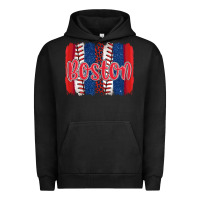 Pigment Black boston baseball team spirit brushstrokes Urban Hoodie - Artiststas