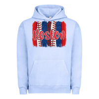 Pigment Grape Ice boston baseball team spirit brushstrokes Urban Hoodie - Artiststas