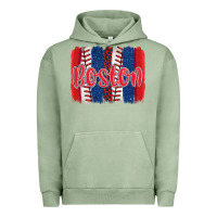 Pigment Oil Green boston baseball team spirit brushstrokes Urban Hoodie - Artiststas