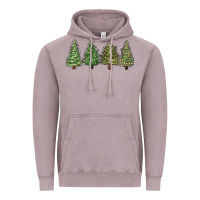 Vintage Zinc christmas trees Vintage Hoodie - MaliasSmallBusiness