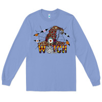 Colony Blue Witch Please Long Sleeve Tee - CowhideDigitalArt