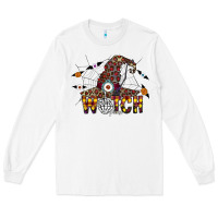 White Witch Please Long Sleeve Tee - CowhideDigitalArt
