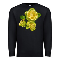 Black st. patrick rose Premium Sweatshirt - LillyAllenDesigns