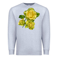 Heather Grey st. patrick rose Premium Sweatshirt - LillyAllenDesigns