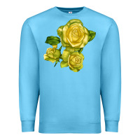 Ocean Blue st. patrick rose Premium Sweatshirt - LillyAllenDesigns