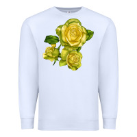 White st. patrick rose Premium Sweatshirt - LillyAllenDesigns