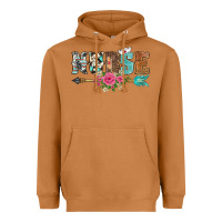 Meerkat western nurse arrow floral Heavyweight Hoodie - BarkalooDesign