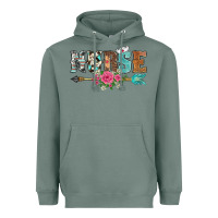 Sage western nurse arrow floral Heavyweight Hoodie - BarkalooDesign