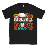Black baseball is my favorite season Classic Tee - HRA Design Shop