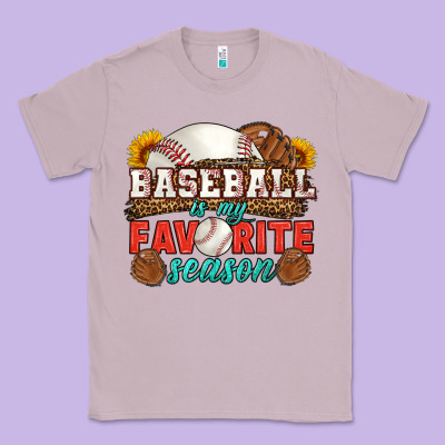 Baseball Is My Favorite Season Classic Tee Designed By Hra Design Shop