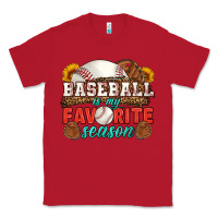 Red baseball is my favorite season Classic Tee - HRA Design Shop