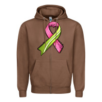 Chestnut breast cancer sport ribbons Zipper Hoodie - AdoDesignShop