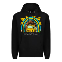 Black bus driver rainbow Premium Hoodie - NancyCooperArtShop