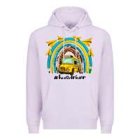 Lilac bus driver rainbow Premium Hoodie - NancyCooperArtShop