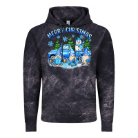 Cloud Black merry christmas snowman gnomes truck Vintage Hoodie - MaliasSmallBusiness