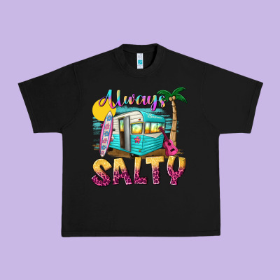 Always Salty With Caravan Urban Heavy Tee Designed By Texasbilliewilder