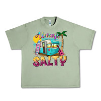 Oil Green always salty with caravan Urban Heavy Tee - texasbilliewilder