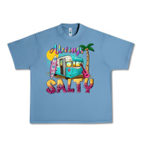 Pebble Blue always salty with caravan Urban Heavy Tee - texasbilliewilder