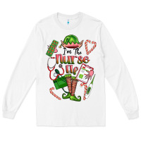 White im the nurse elf Long Sleeve Tee - FaDigitalArtStudio