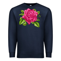 Navy perfume delight rose Premium Sweatshirt - LillyAllenDesigns