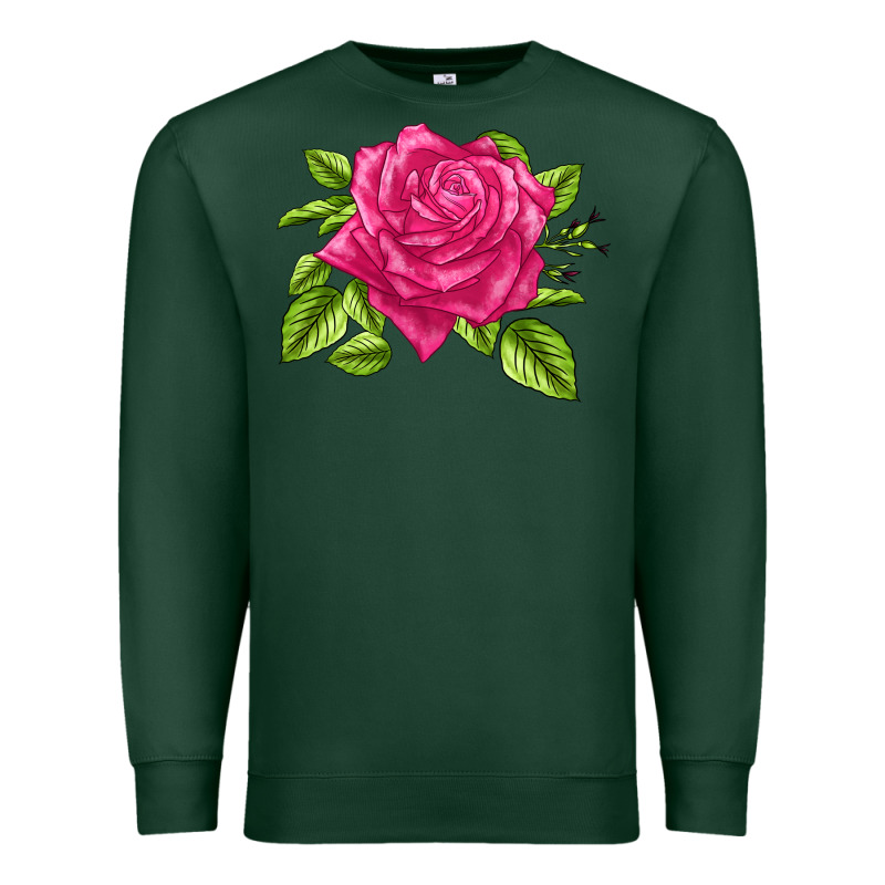 Perfume Delight Rose Premium Sweatshirt by LillyAllenDesigns | Teevron