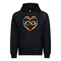 Black autism heart Urban Hoodie - Artiststas