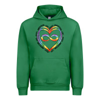 Emerald autism heart Urban Hoodie - Artiststas