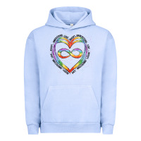 Pigment Grape Ice autism heart Urban Hoodie - Artiststas