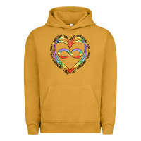 Pigment Peanut Butter autism heart Urban Hoodie - Artiststas