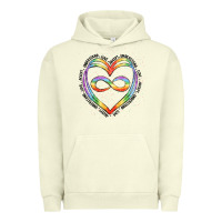 Pigment Pistachio autism heart Urban Hoodie - Artiststas