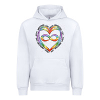 White autism heart Urban Hoodie - Artiststas