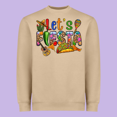 Heavyweight Sweatshirt Let's fiesta