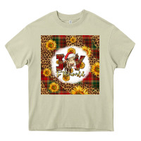 Mossy joy to the world christmas cow Heavy Core Tee - LillyAllenDesigns