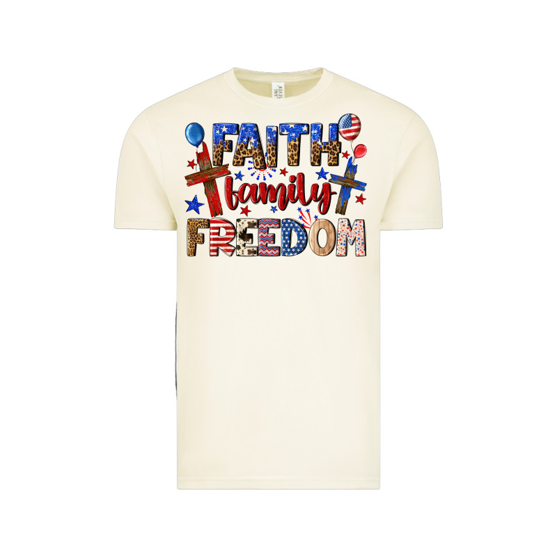 Faith Family Freedom Vintage Tee by texasbilliewilder | Teevron