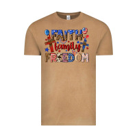 Vintage Camel faith family freedom Vintage Tee - texasbilliewilder