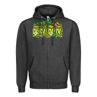 Charcoal Heather st. patricks day pickle Zipper Hoodie - Artiststas