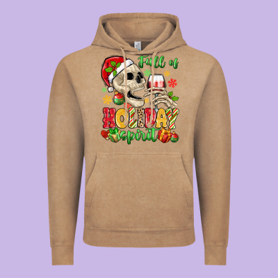 Vintage Hoodie full of holiday spirit