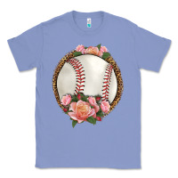 Colony Blue western baseball with roses Classic Tee - HRA Design Shop