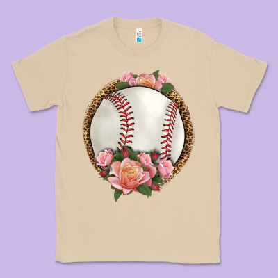 Western Baseball With Roses Classic Tee Designed By Hra Design Shop