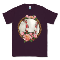 Plum western baseball with roses Classic Tee - HRA Design Shop