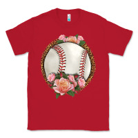 Red western baseball with roses Classic Tee - HRA Design Shop