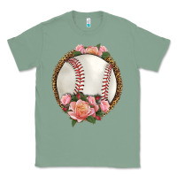 Sage western baseball with roses Classic Tee - HRA Design Shop