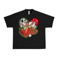 Black baseball with strawberry hearts Urban Heavy Tee - texasbilliewilder