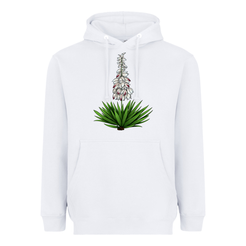 Yucca Flower Iiiustrations Heavyweight Hoodie by LillyAllenDesigns | Teevron