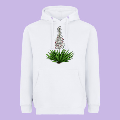 Yucca Flower Iiiustrations Heavyweight Hoodie Designed By Lillyallendesigns