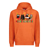 Carrot meowy christmas cats Premium Hoodie - MaliasSmallBusiness